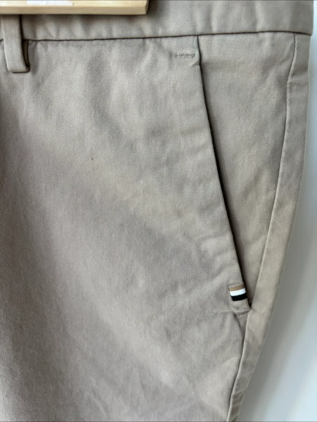 BOSS Kaito Slim Fit Stretch Pants - Beige image indicator(6)