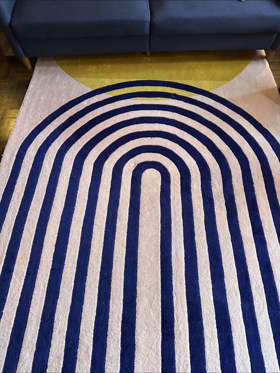 Modern Abstract Wool Area Rug - photo 3