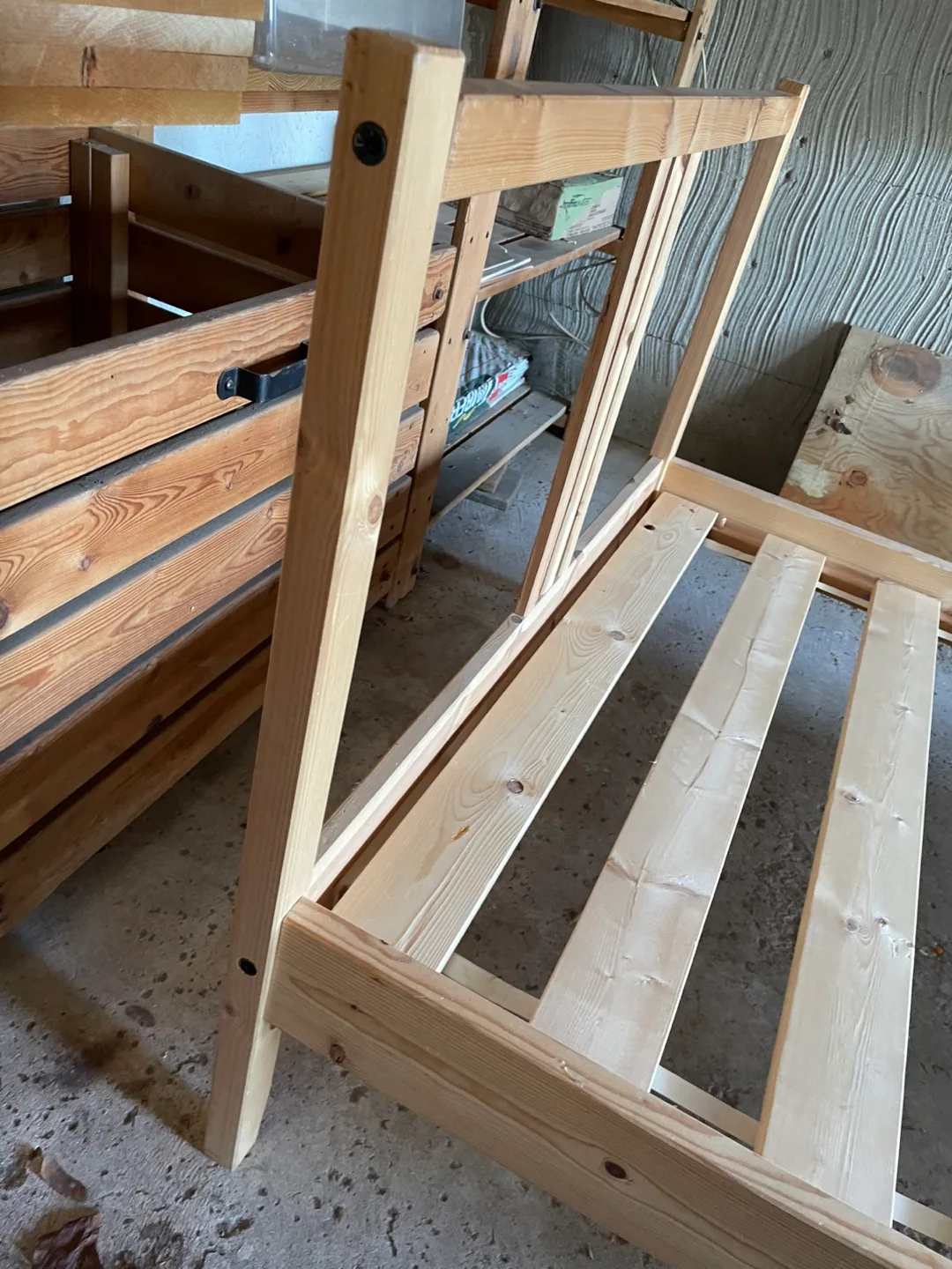 IKEA SULTAN LADE Pine Wood Bed Frame image indicator(3)