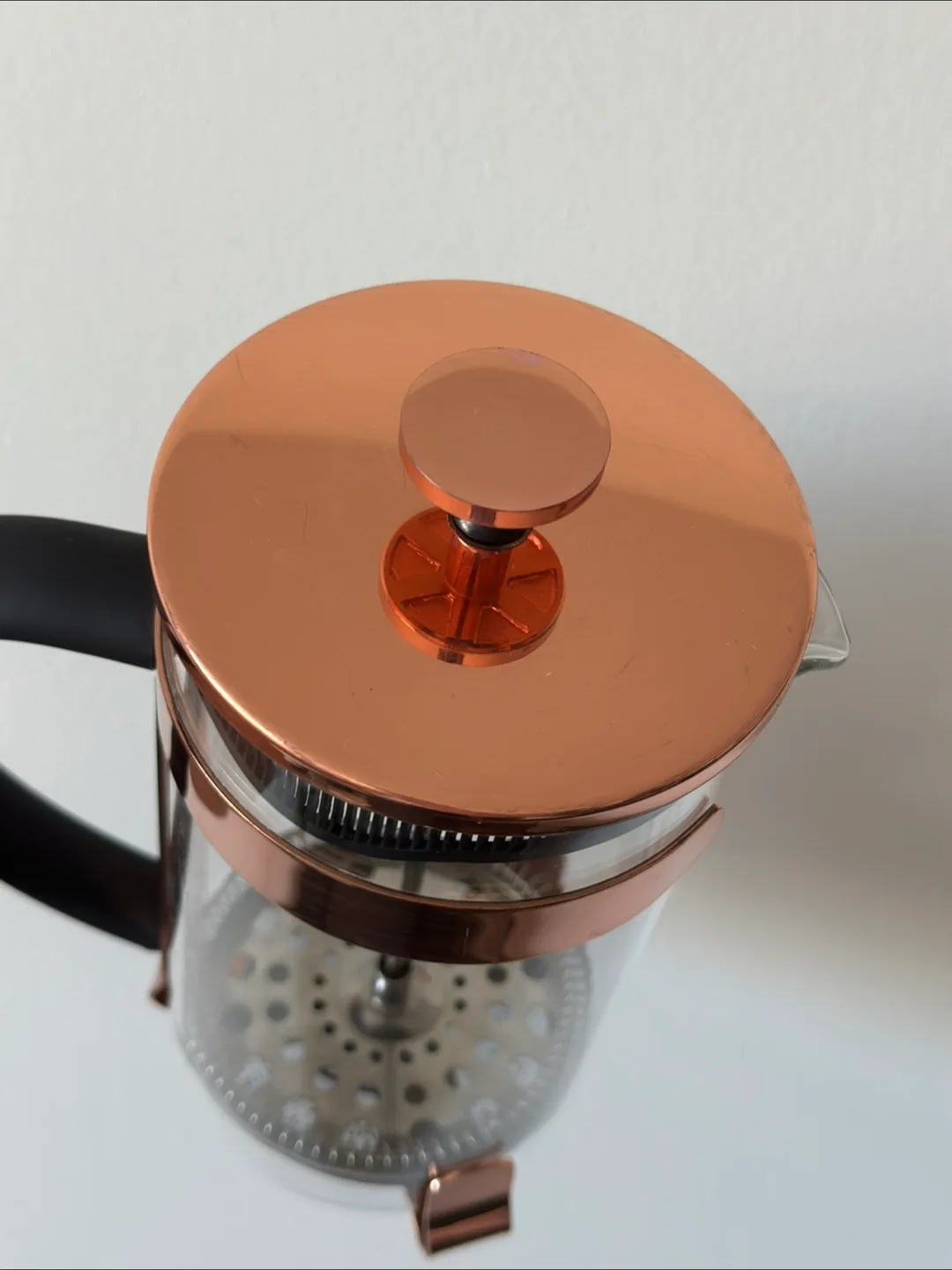 Rose Gold French Press Coffee Maker image indicator(3)