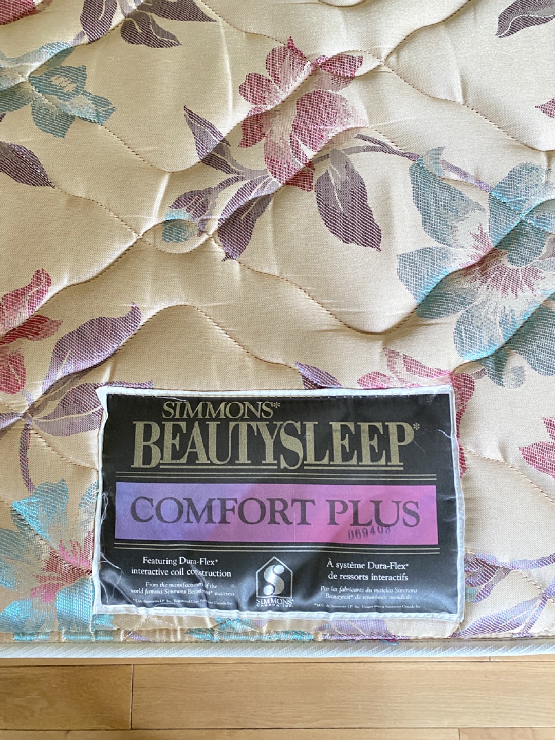 Full / Double Size Simmons Mattress Set - Pristine (CAN DELIVER) - photo 2