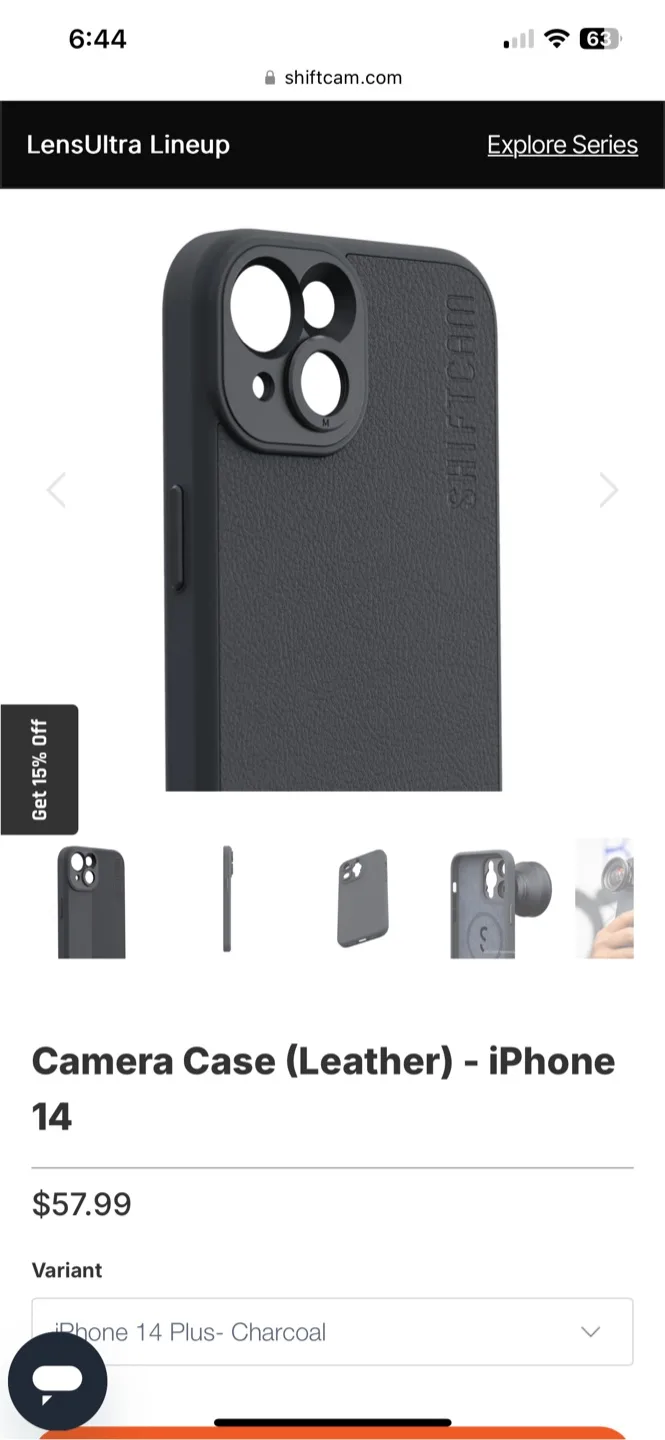 BNIB ShiftCam iPhone 14 Pro camera case image indicator(7)