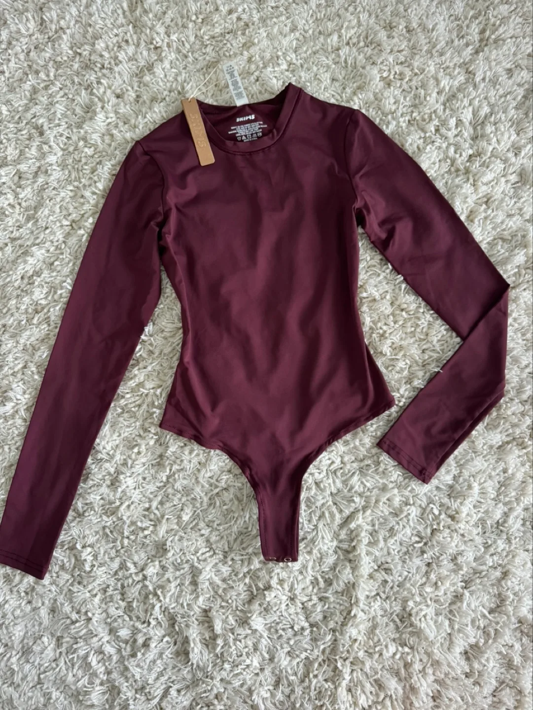 Nulu burgundy bodysuit thumbnail