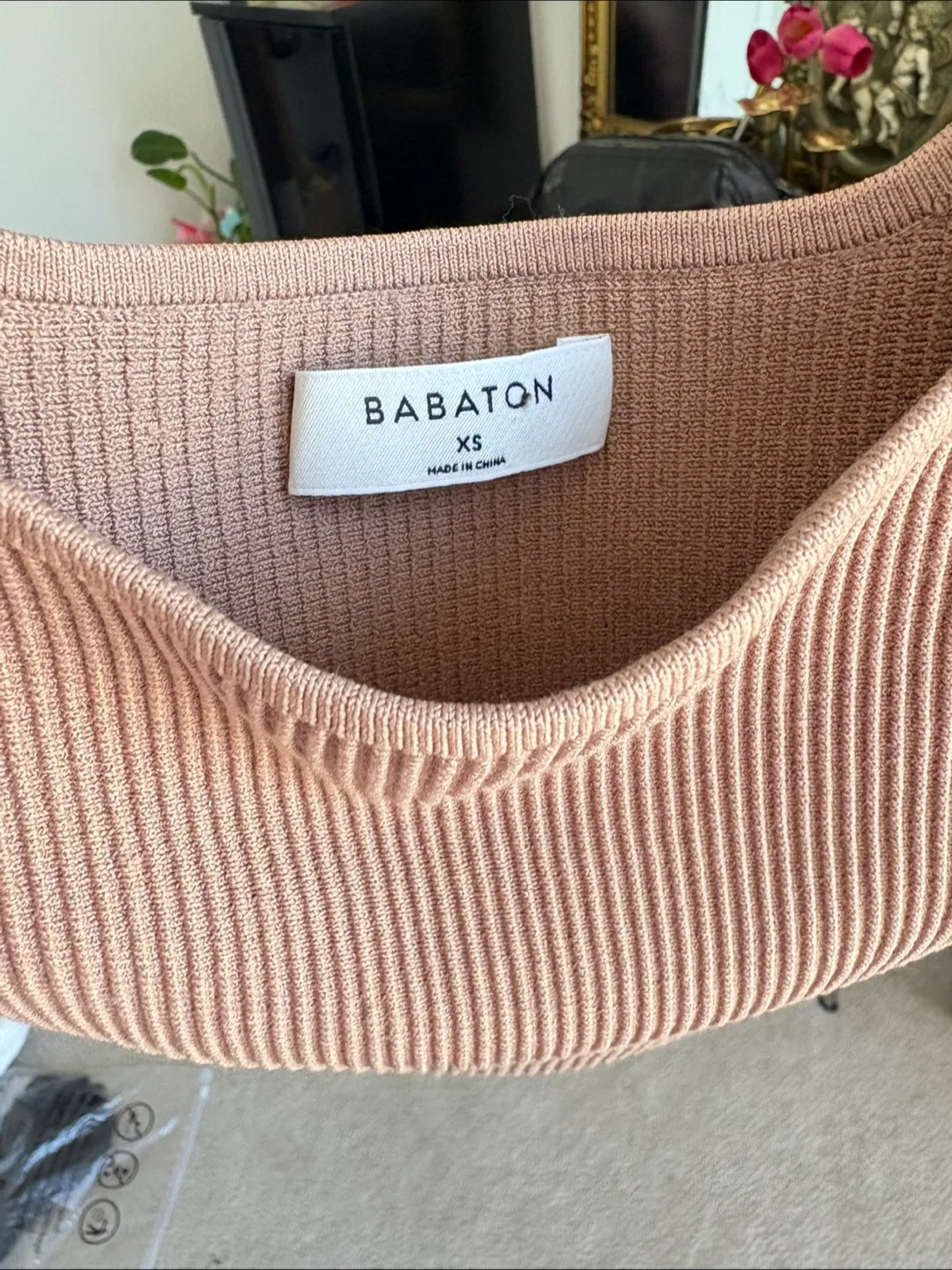 BABATON Ribbed Knit Tank Top - Size XS image indicator(3)