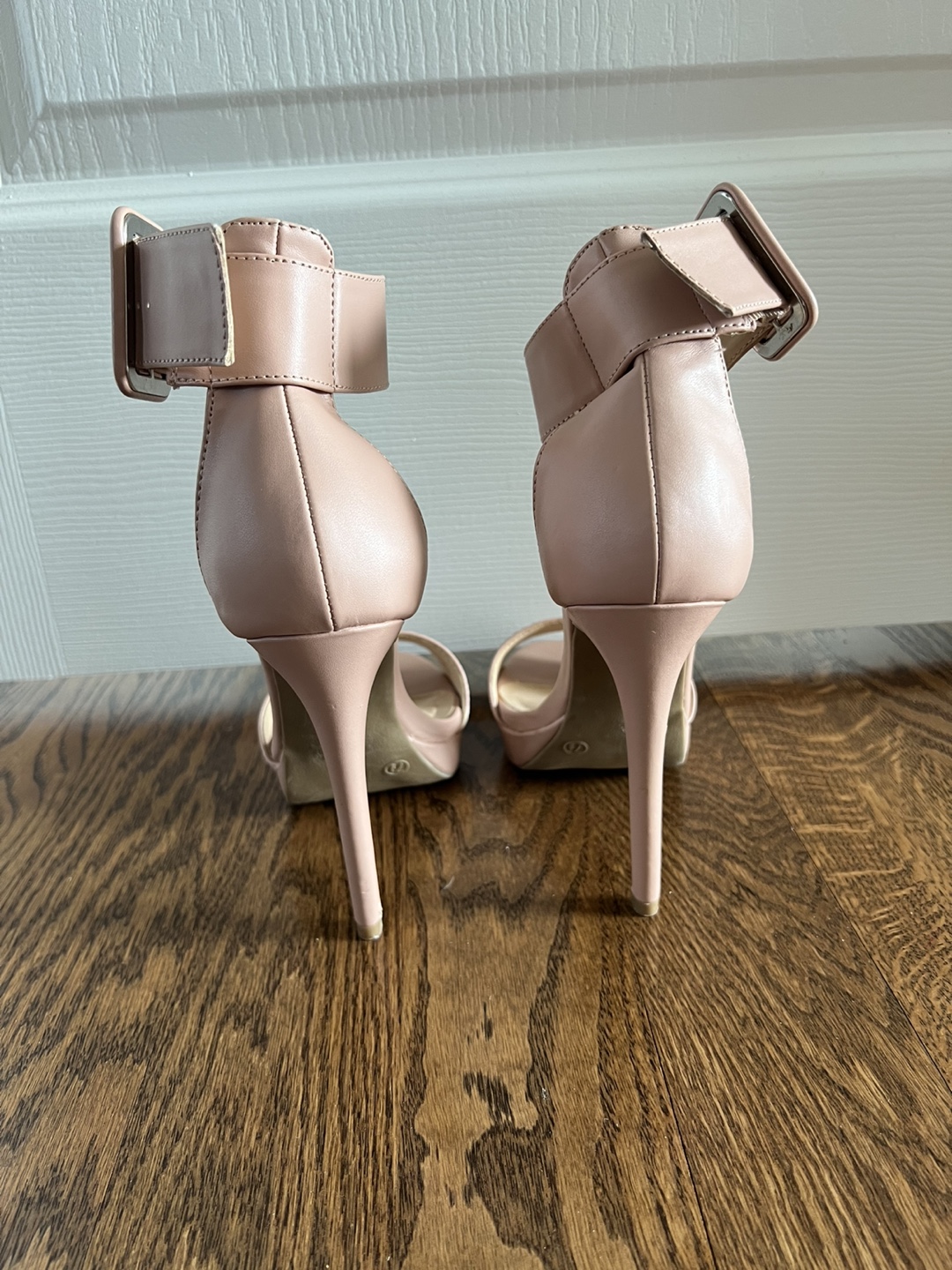 Blush Pink Ankle Strap Heels - photo 3