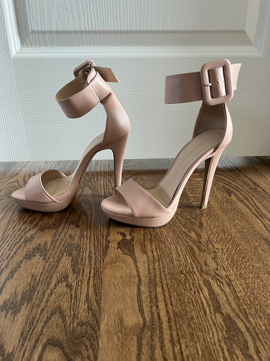 Blush Pink Ankle Strap Heels - photo 2