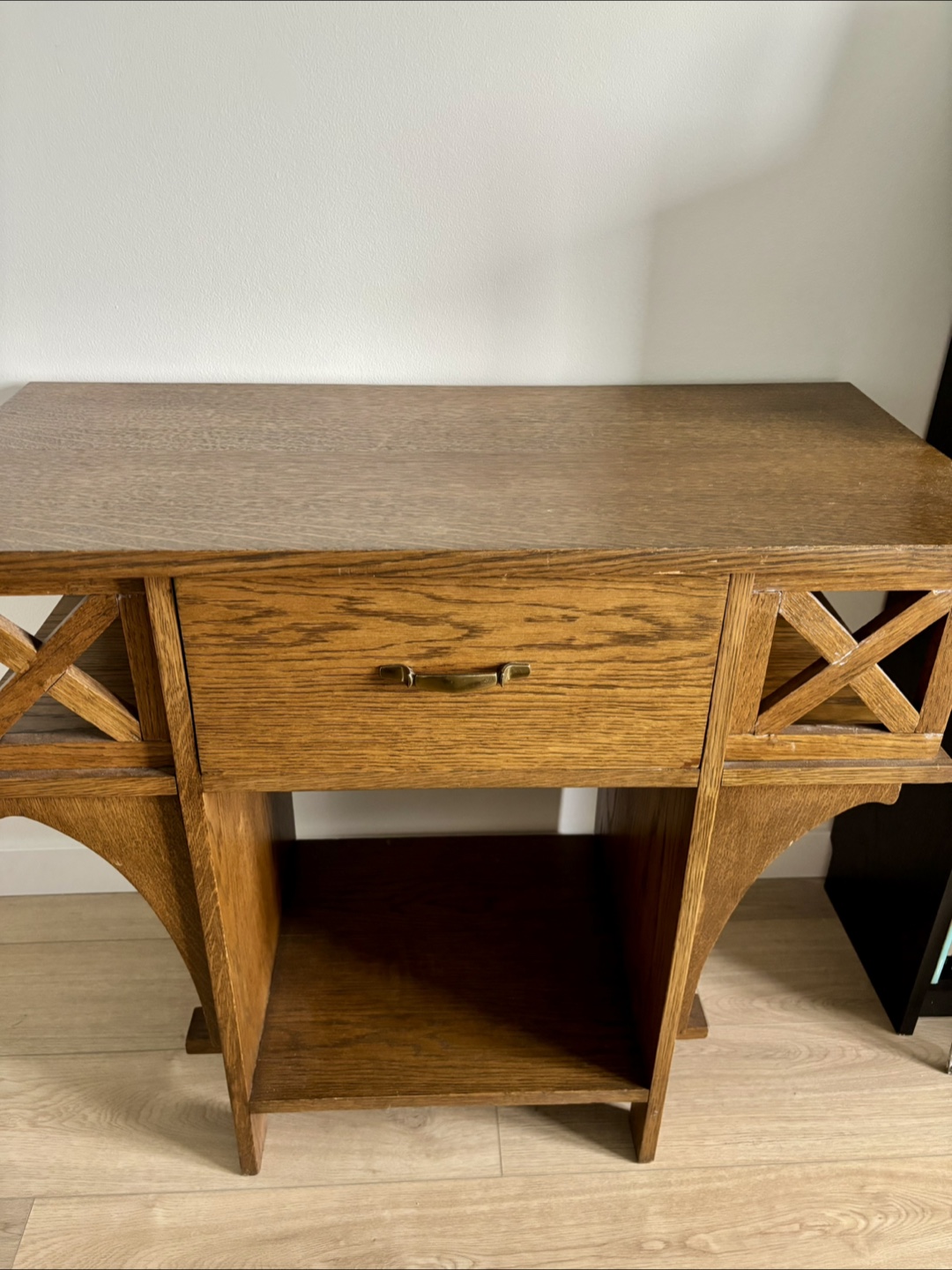 Vintage Wood Console Table - photo 4
