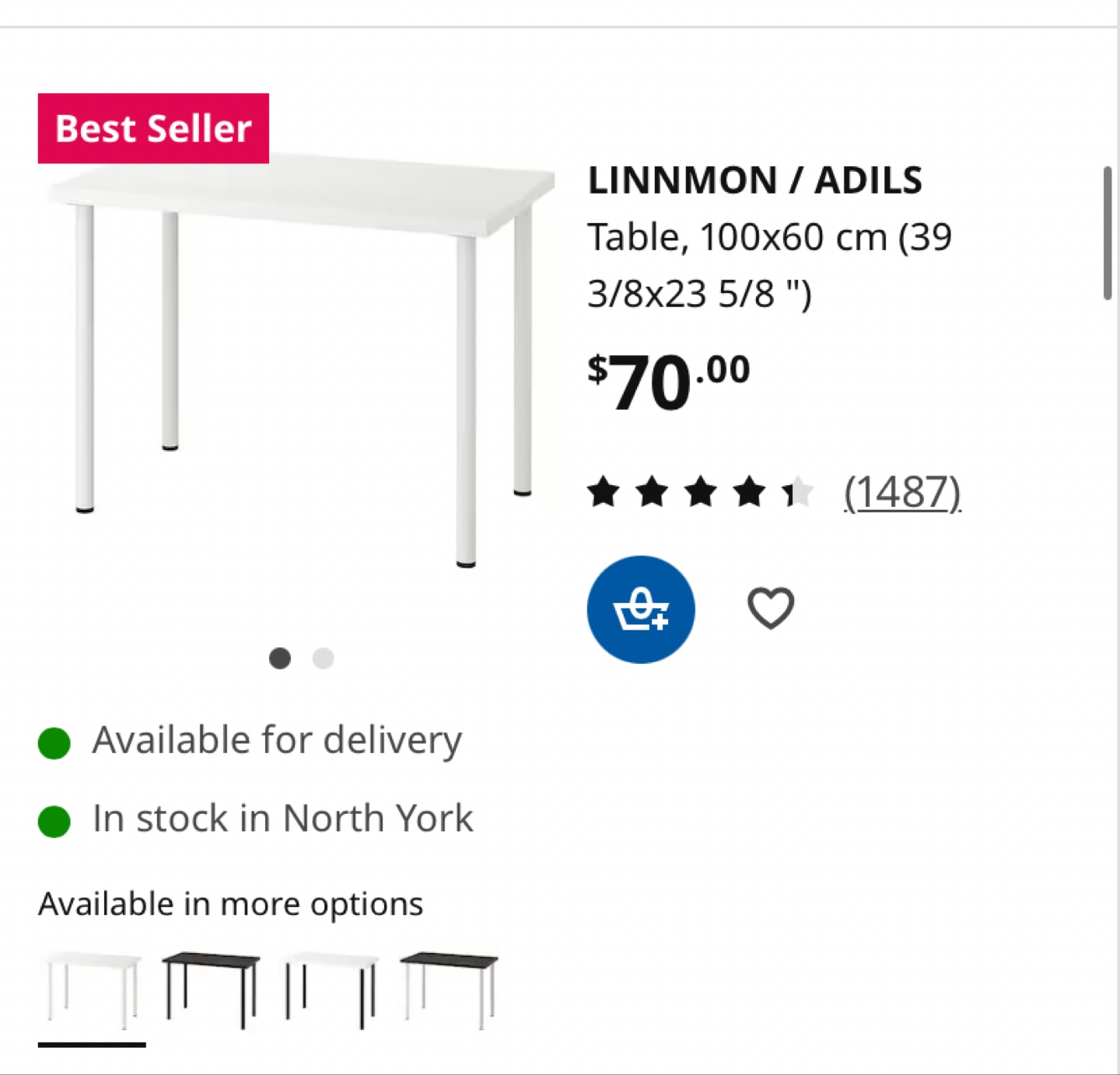 Ikea table