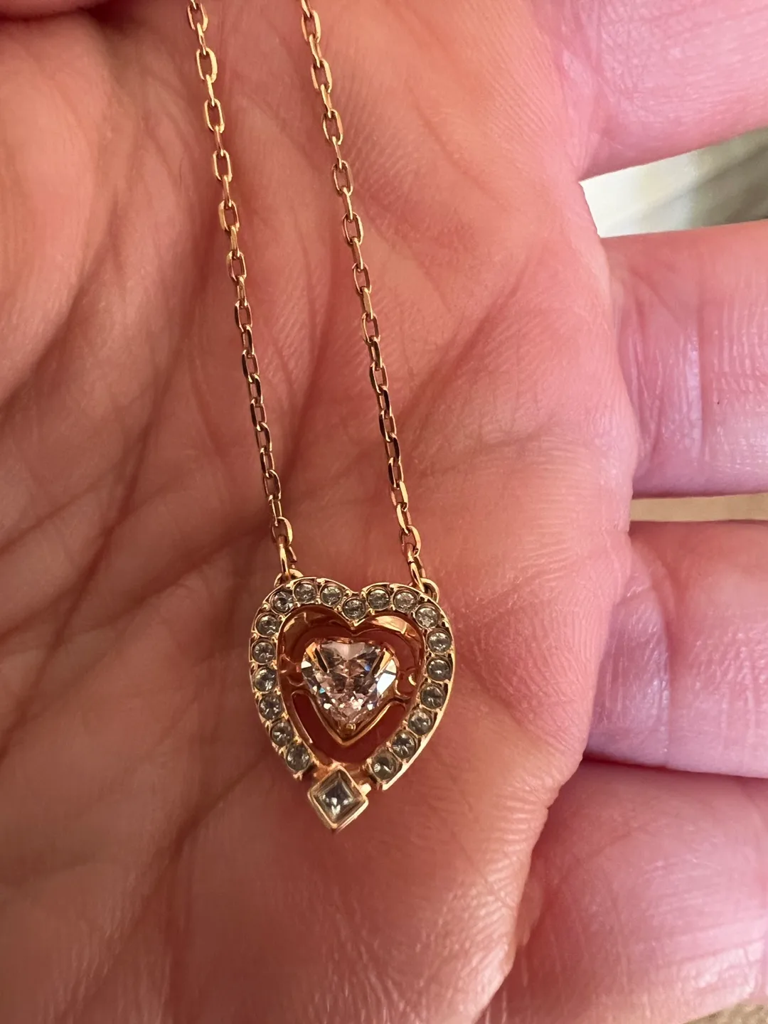 Swarovski Sparkling Dancing Heart Necklace image indicator(10)