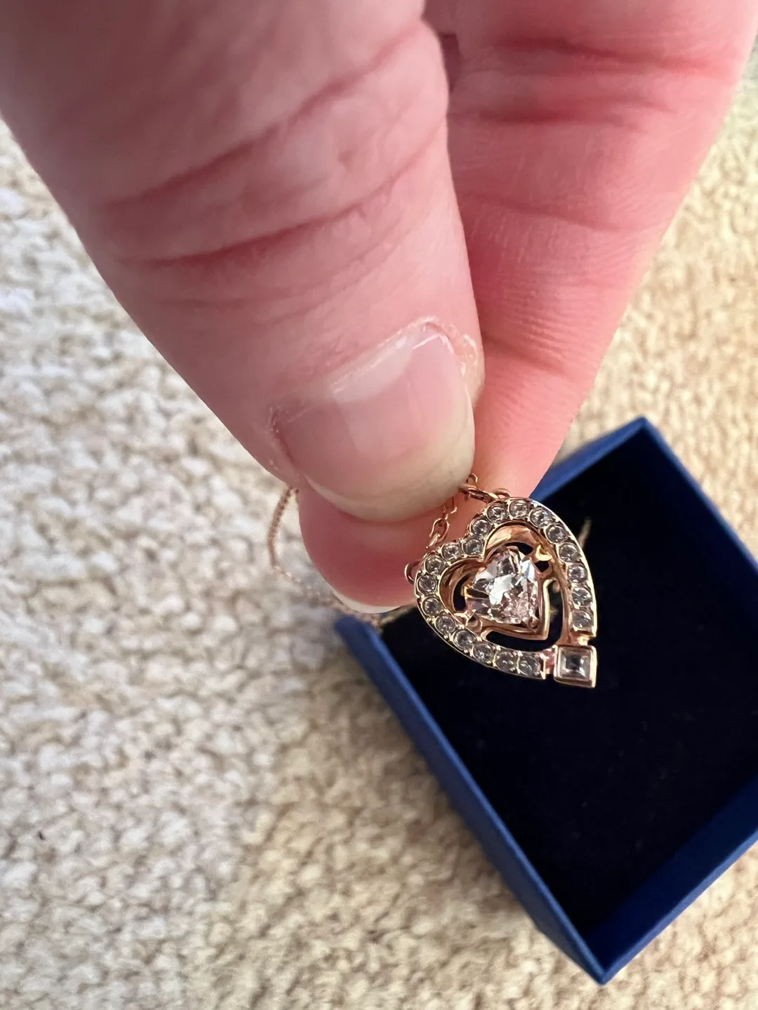 Swarovski Sparkling Dancing Heart Necklace image indicator(4)