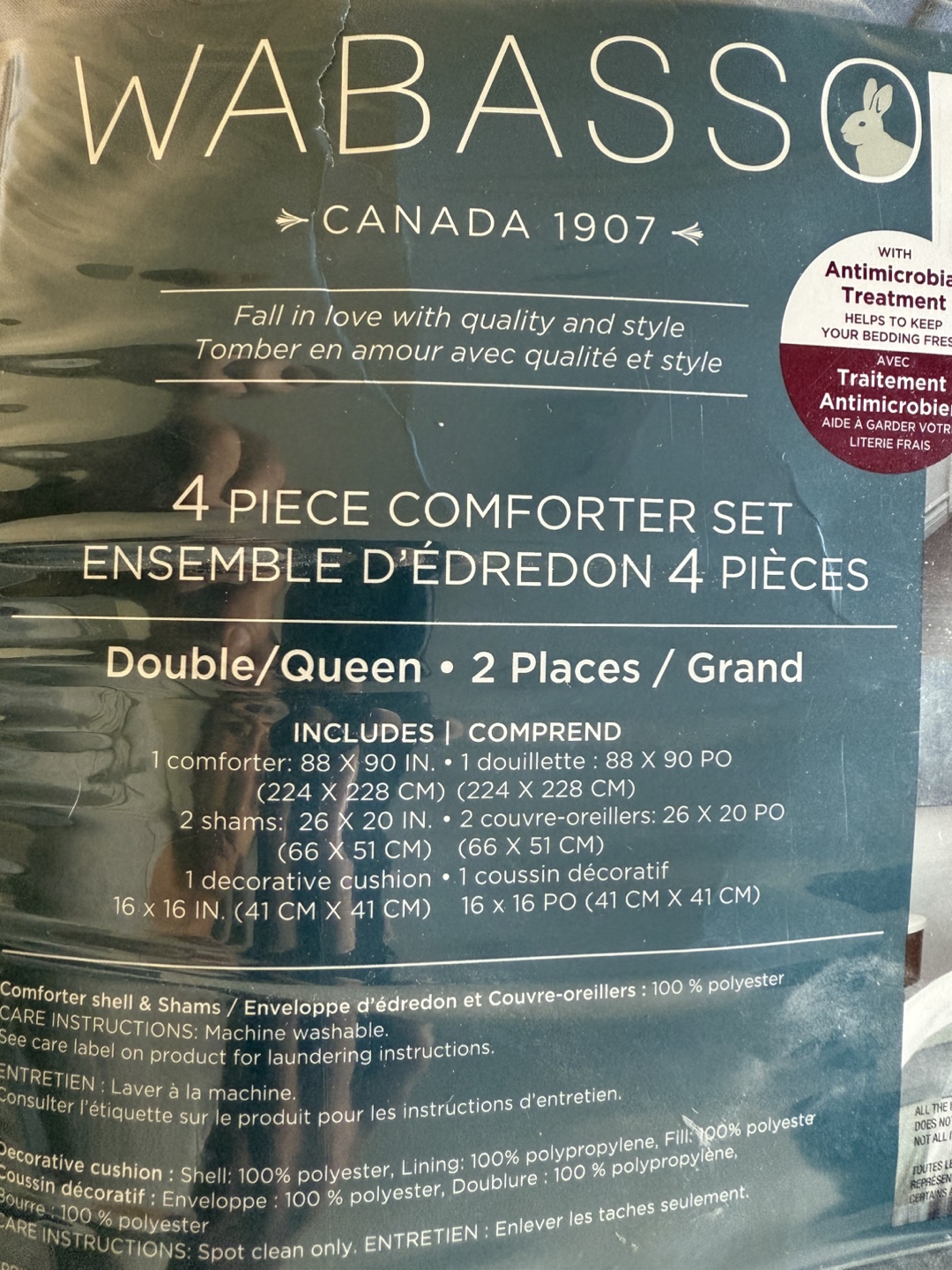 Wabasso 4-Piece Comforter Set - Double/Queen - photo 2