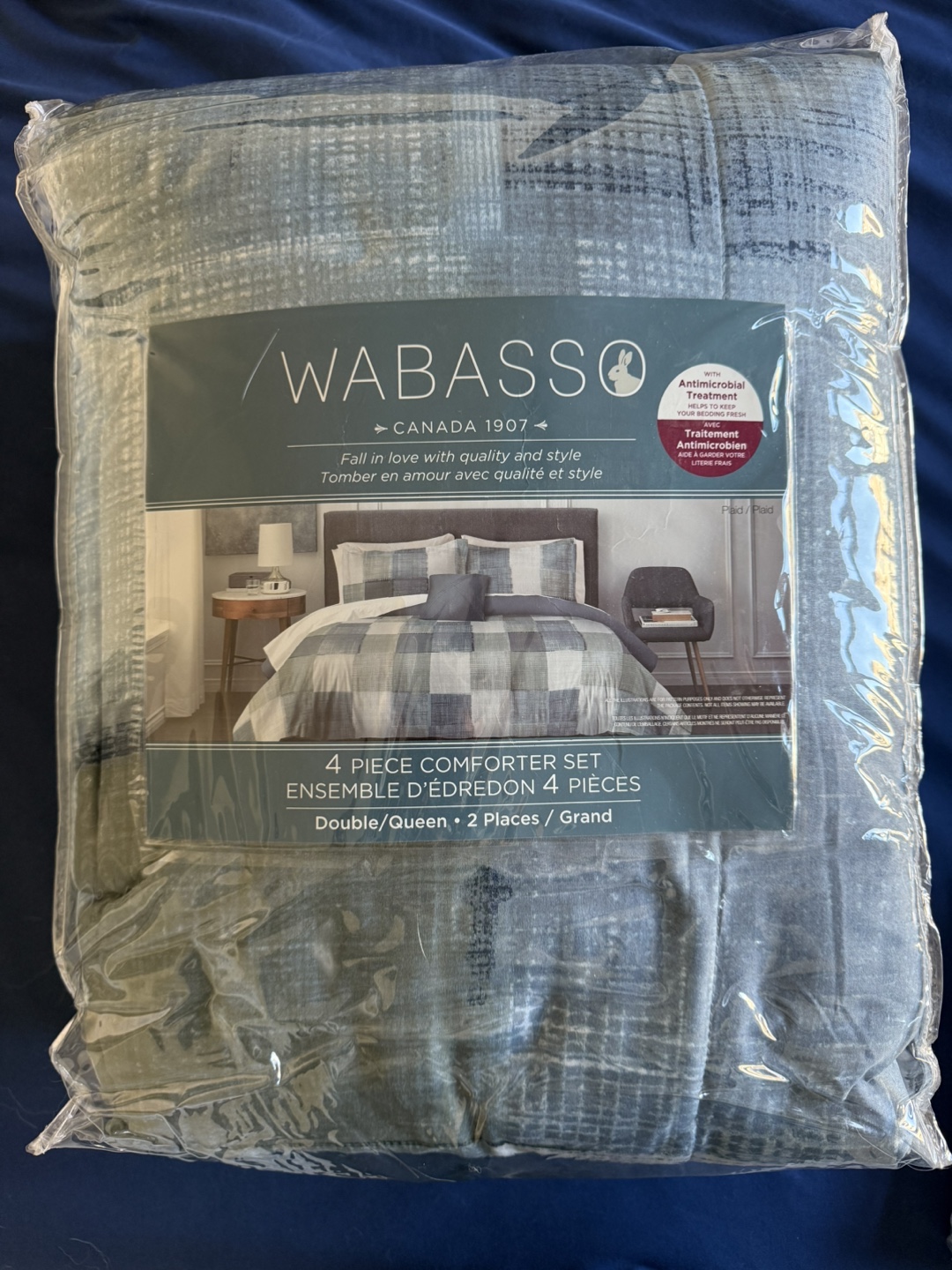 Wabasso 4-Piece Comforter Set - Double/Queen