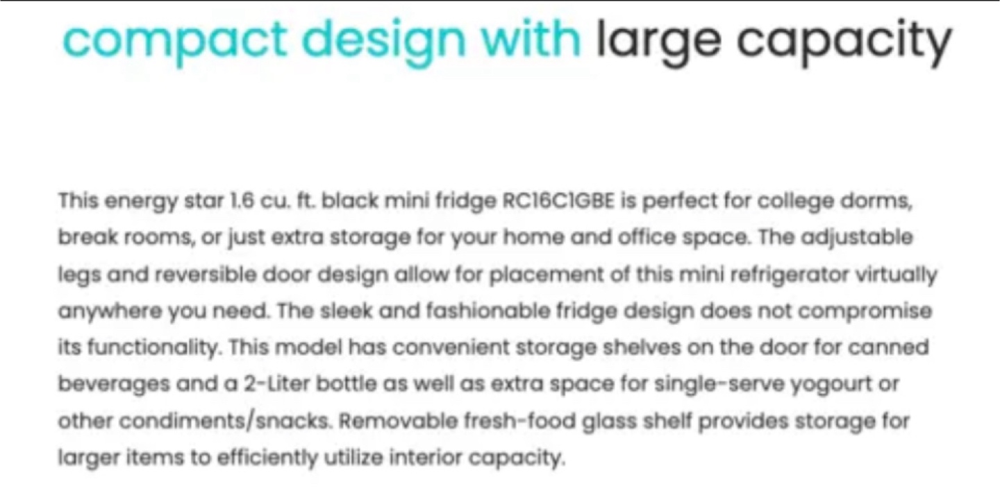 Black Mini Fridge - photo 2