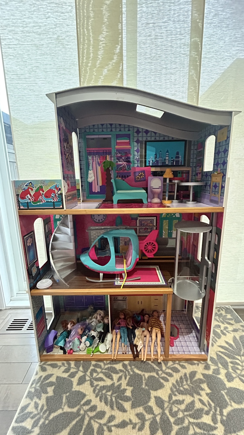 KidKraft Sparkle Mansion Dollhouse with Accessories - photo 3