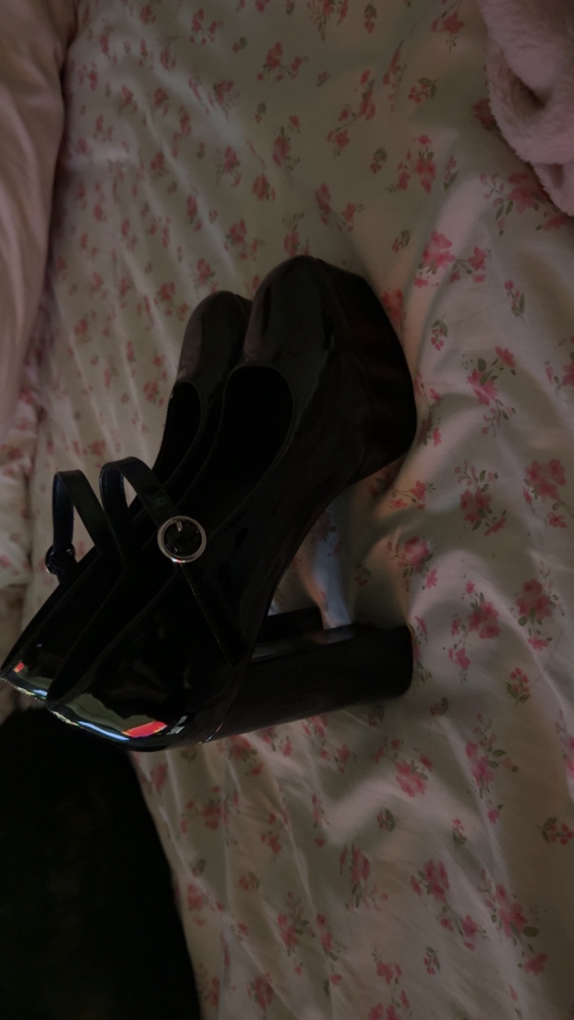 Black Platform Mary Janes - photo 2