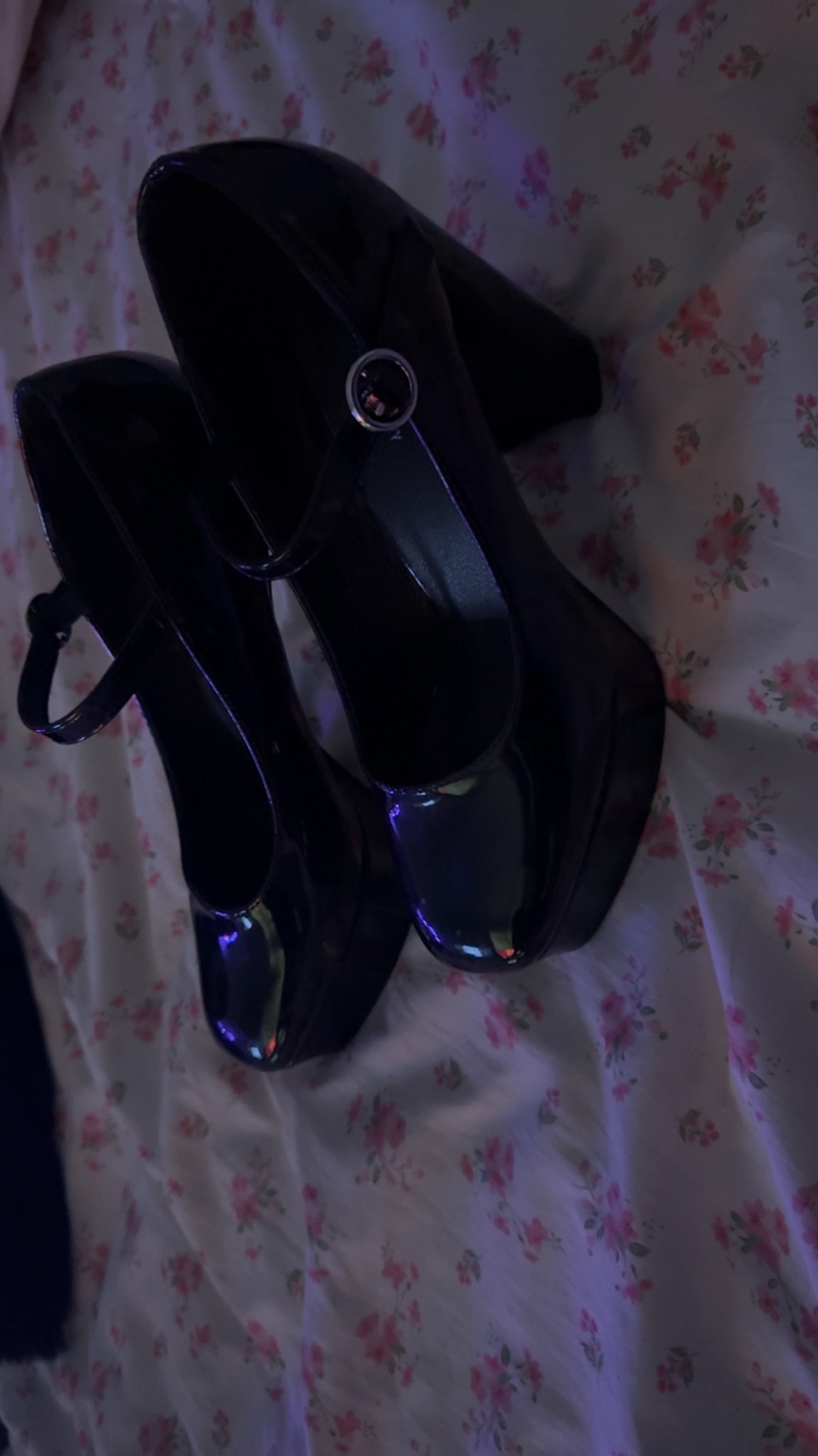 Black Platform Mary Janes - photo 4