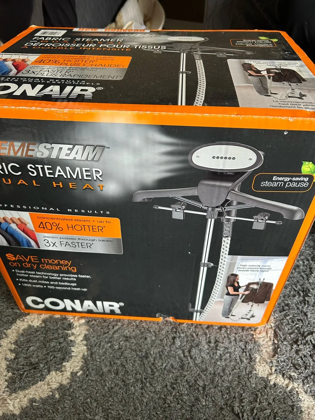 Conair ExtremeSteam Fabric Steamer - Professional Heat thumbnail