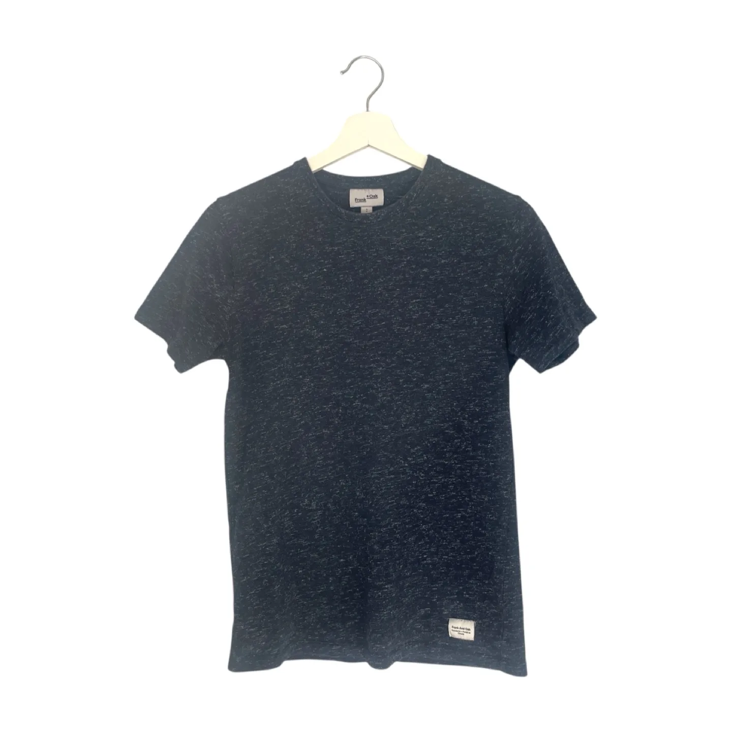 Frank and Oak Dark Grey Heather Cotton Blend T-Shirt Size S thumbnail