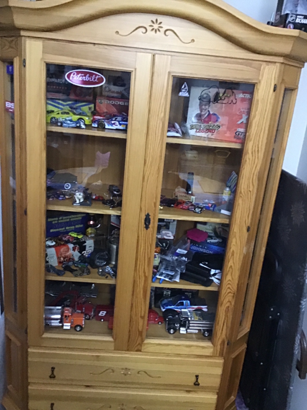 Wooden cabinets originally from Czech Republic and NASCAR cl - photo 5