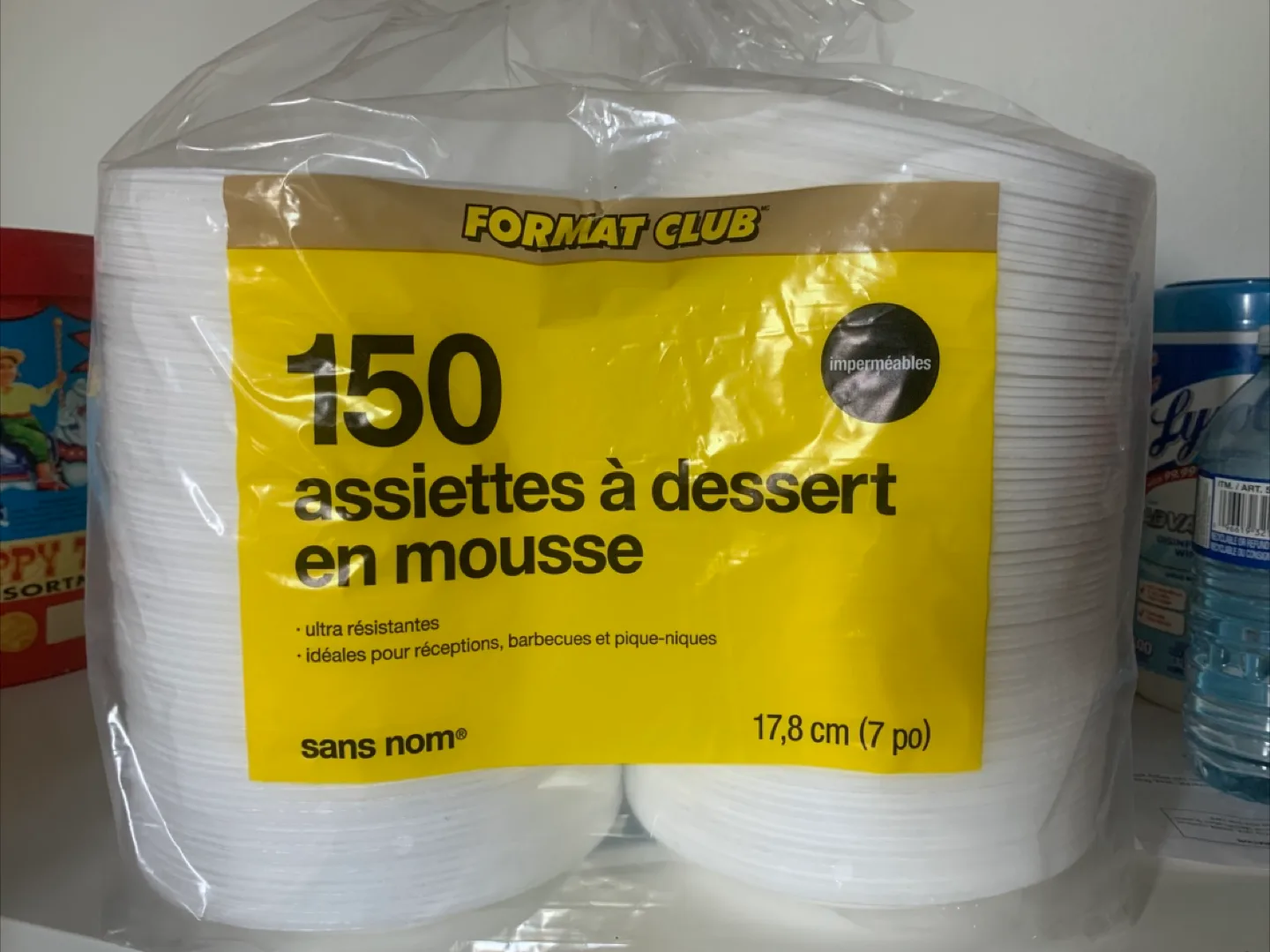 150 Sans Nom Foam Dessert Plates thumbnail