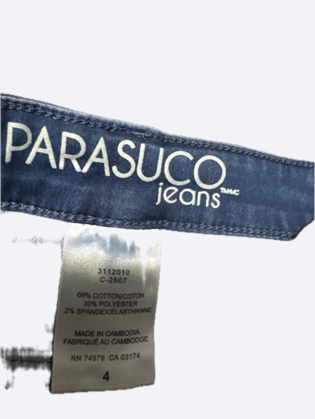 Parasuco Jeans Size 4 - photo 2