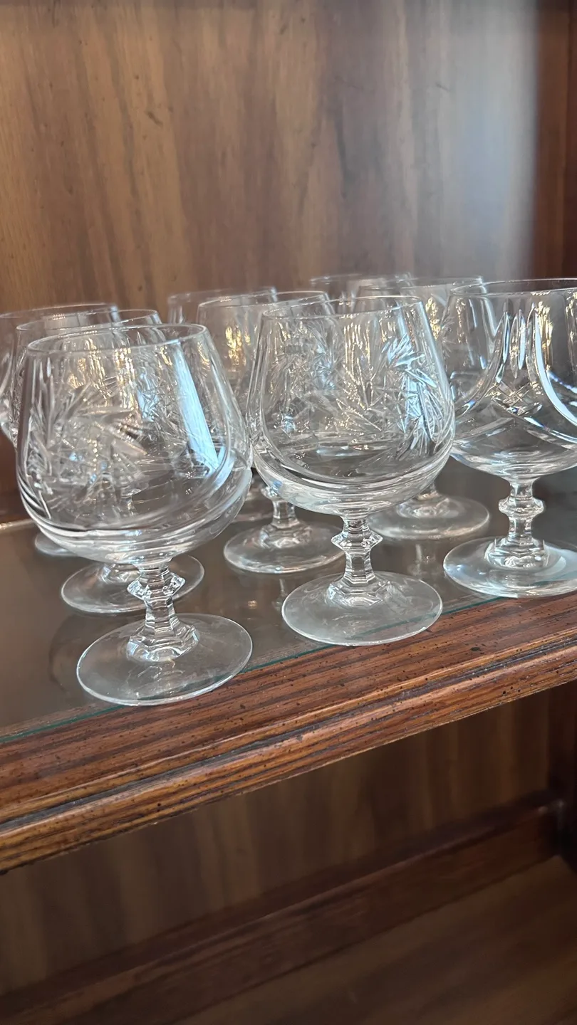 Set of Crystal Brandy Snifters thumbnail