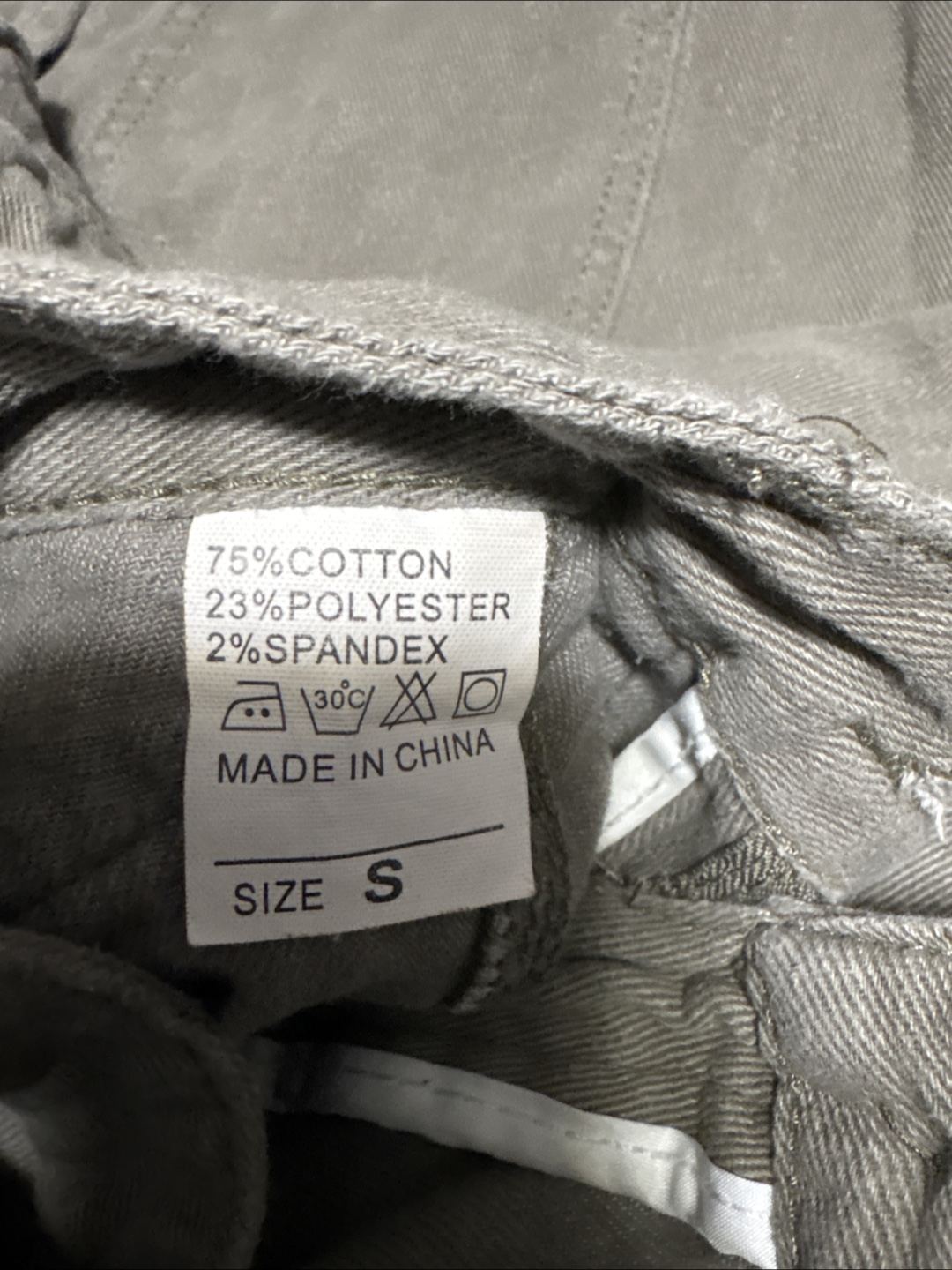 Women's Size Small Grey Cargo Pants - photo 2