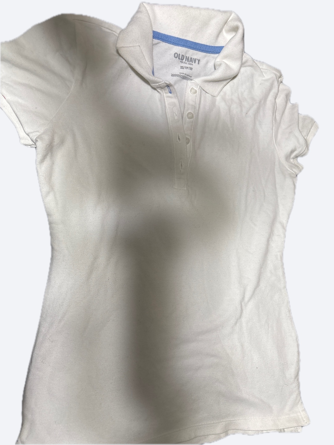 Old Navy Girls' White Polo Shirt