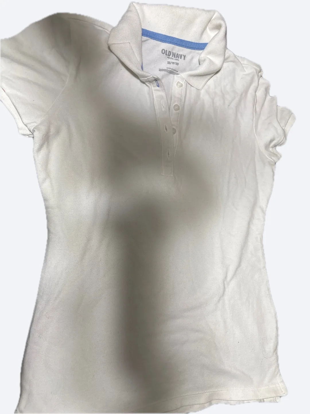 Old Navy Girls' White Polo Shirt thumbnail