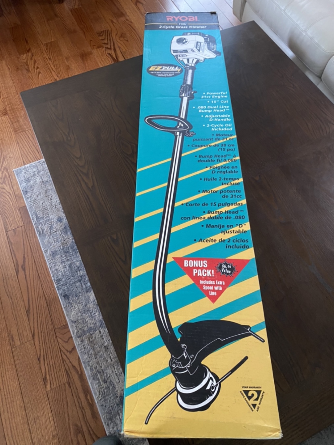 RYOBI 700R 2-Cycle Grass Trimmer - New in Box - photo 2