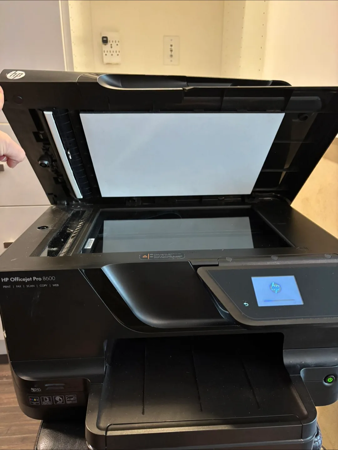 HP printer Officejet Pro 8600 Print/Scan/Fax/Web image indicator(2)