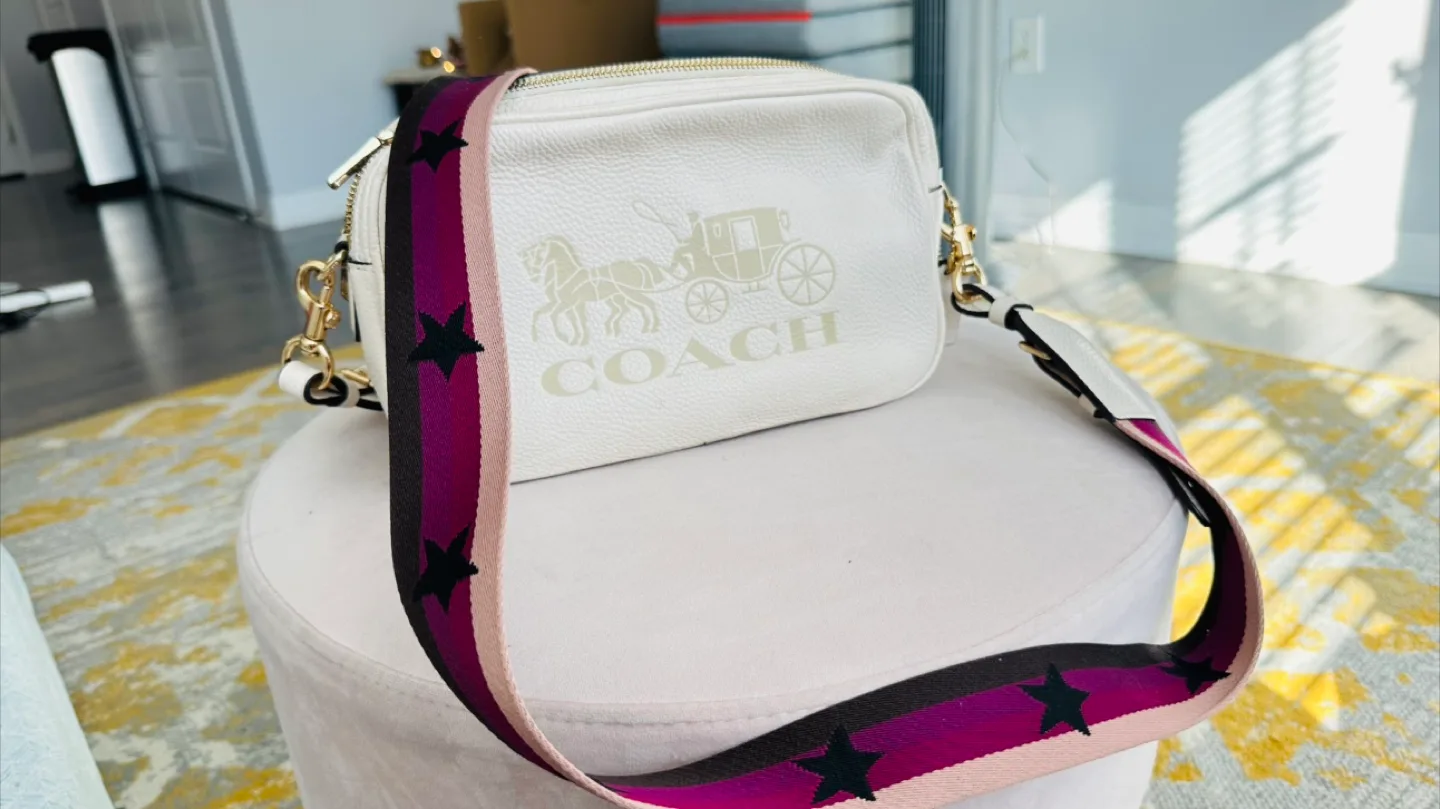Coach camera bag with star strap thumbnail