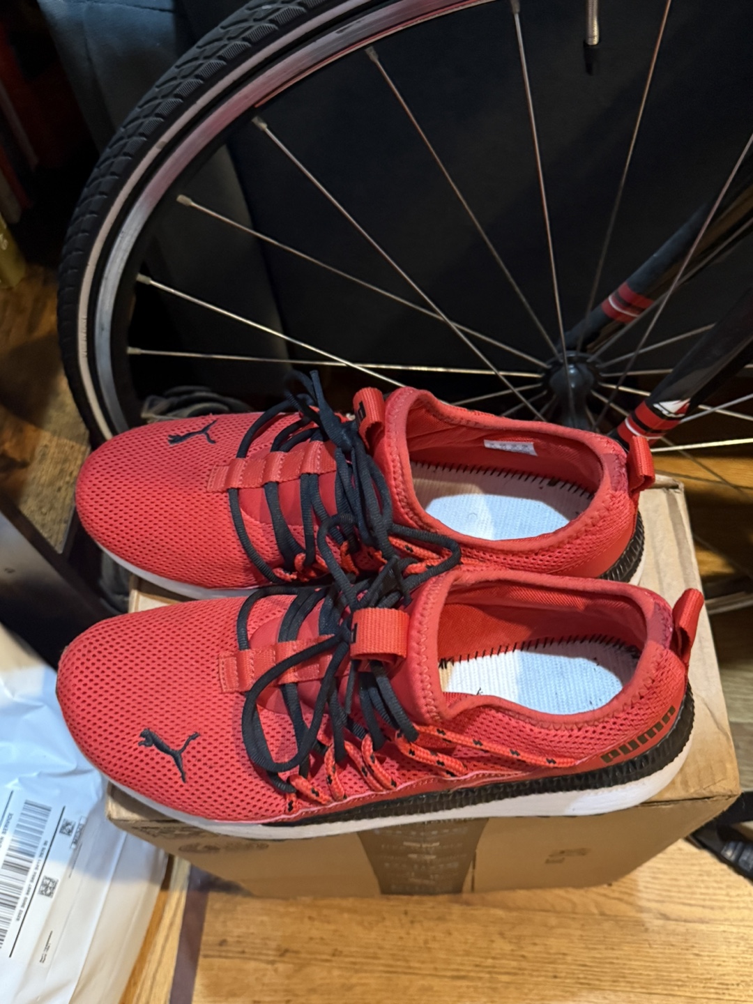 Puma Red Sneakers Size 9.5