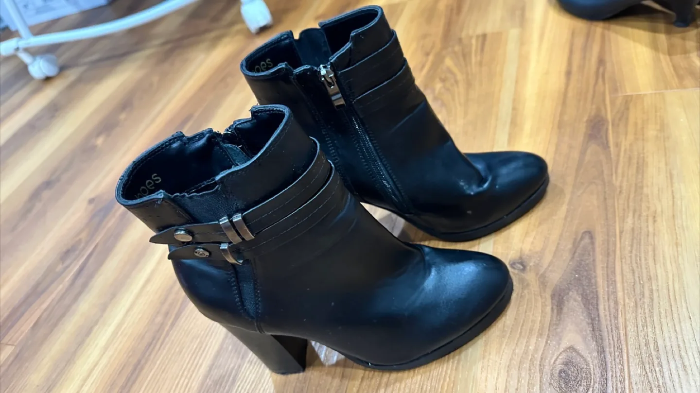 Women's Black Heels and Ankle Boots Bundle image indicator(2)