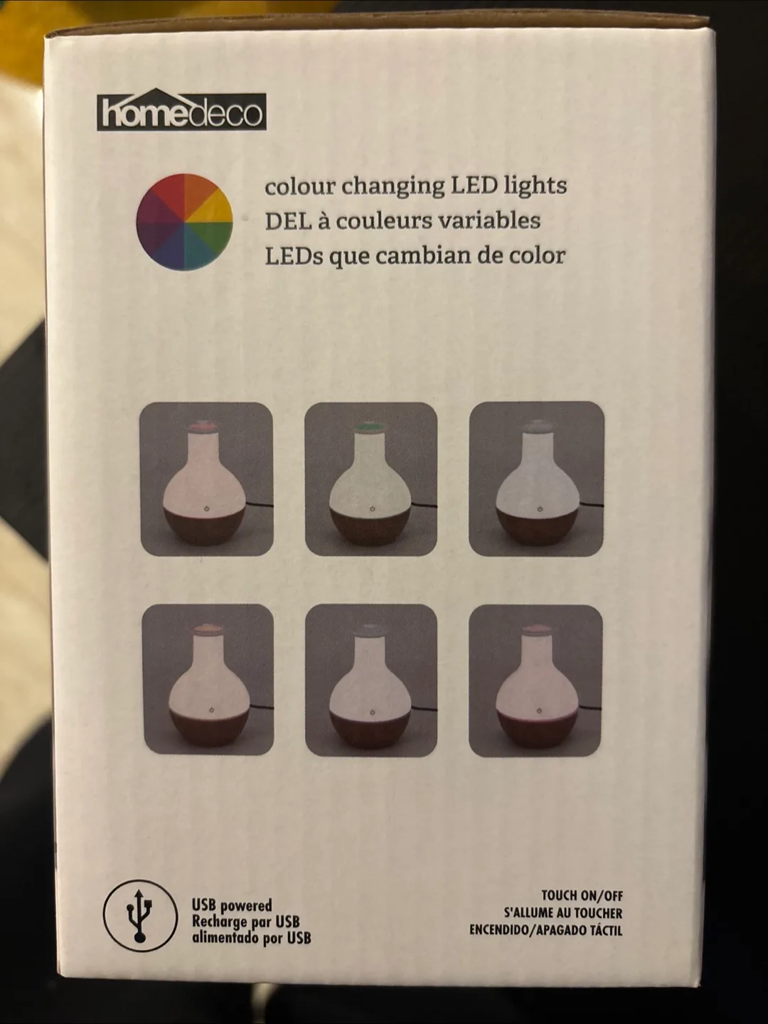 Homedeco Aroma Diffuser with Colour Changing LED Lights image indicator(2)