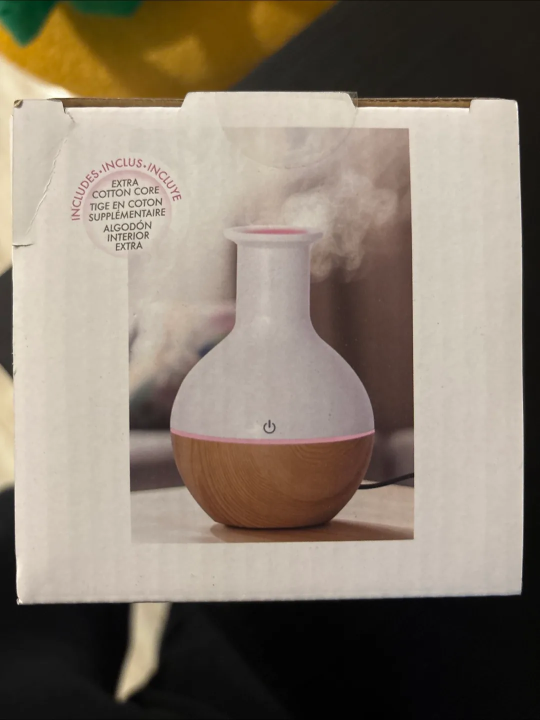 Homedeco Aroma Diffuser with Colour Changing LED Lights image indicator(4)