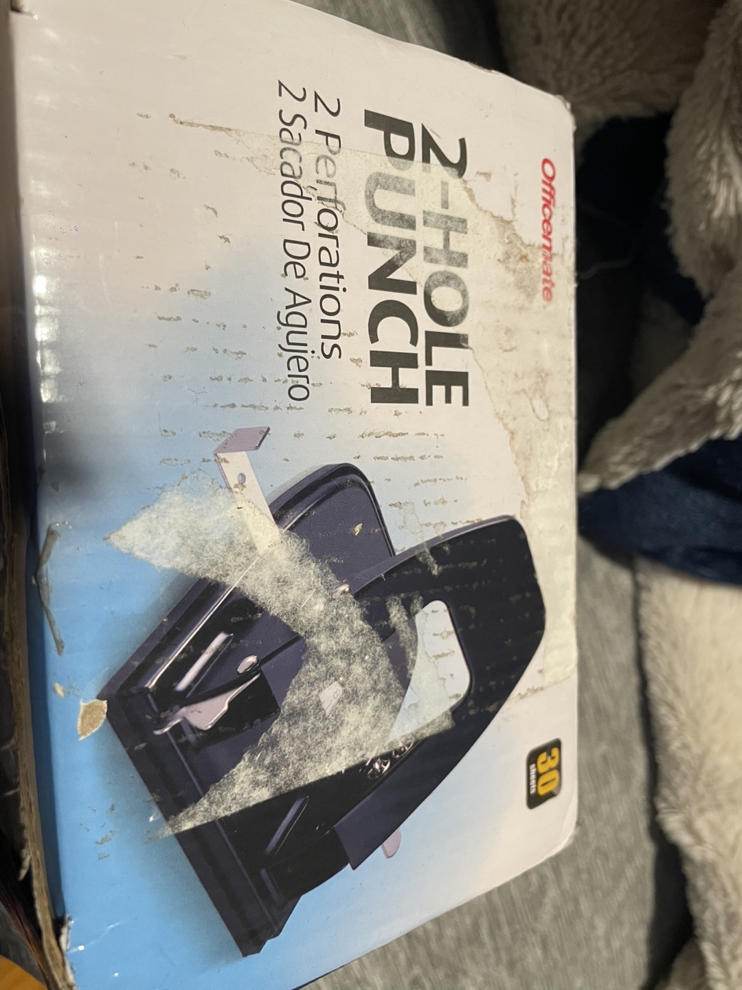 OfficeMate 2-Hole Punch - 30 Sheet Capacity - photo 3