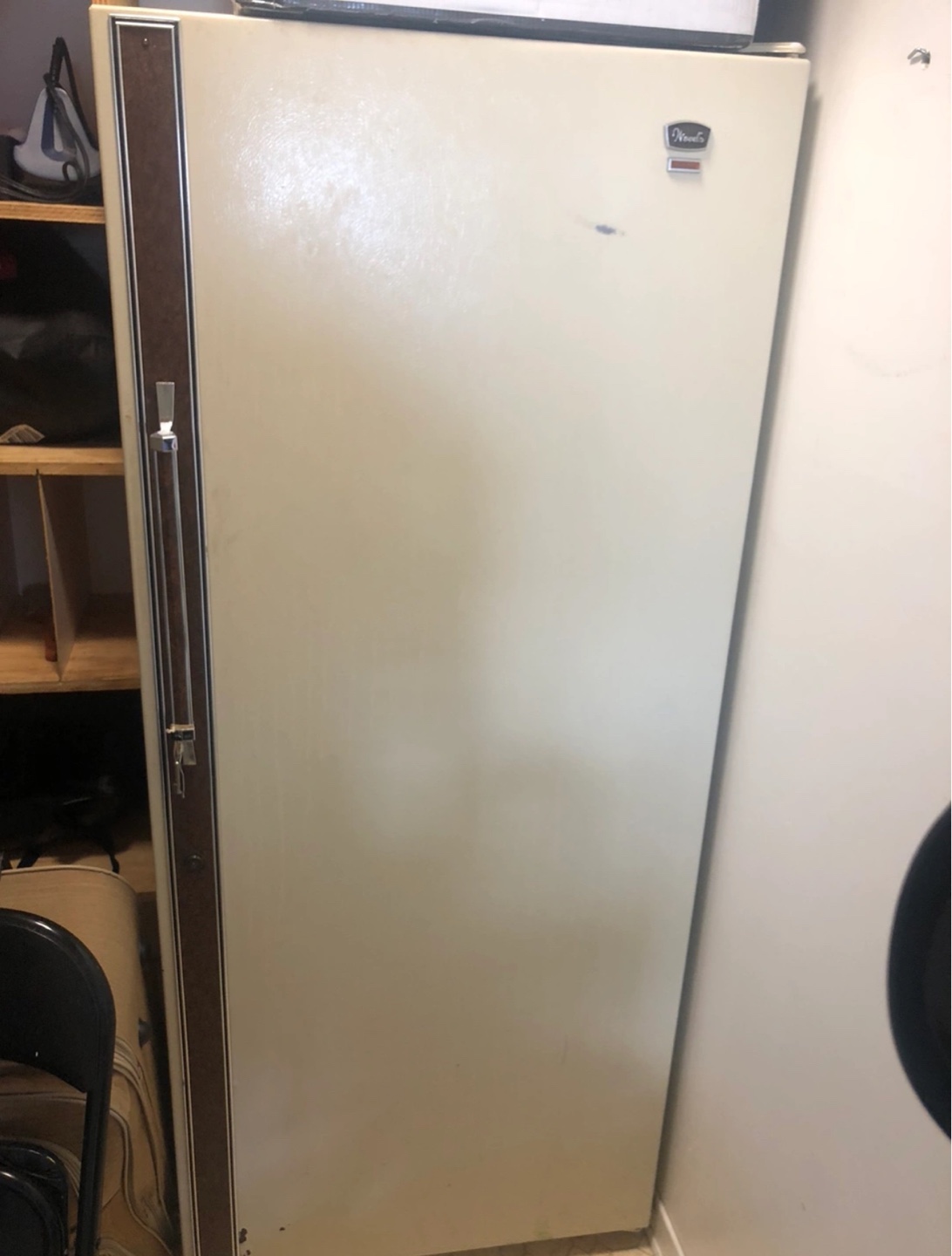Vintage White Frigidaire Upright Freezer - photo 2