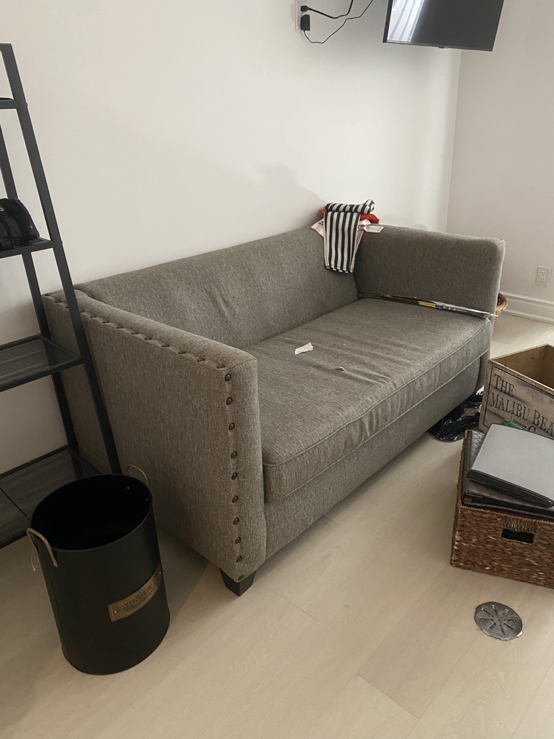 Three Upholstered Chairs - Two Armchairs and One Loveseat