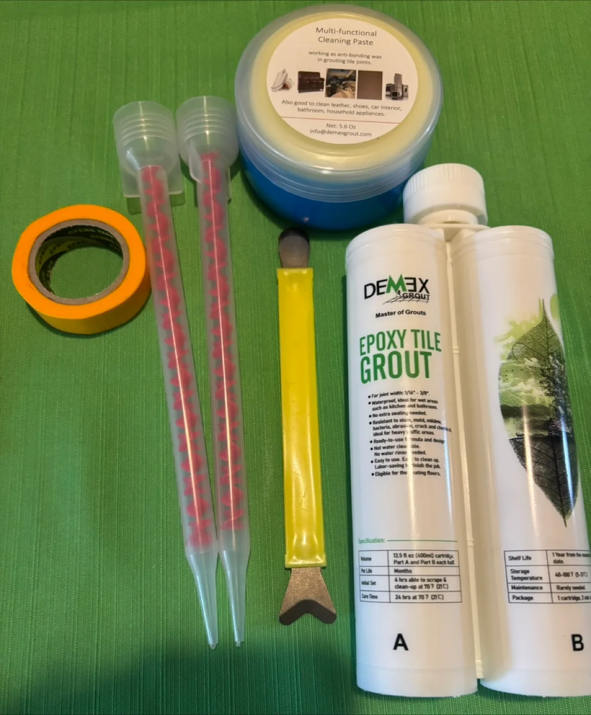 Demex Grout Epoxy Tile Grout Kit - Warm Gray thumbnail