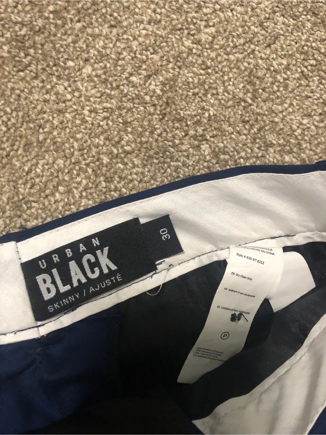 Urban Black Skinny/Ajusté Pants - Size 30 thumbnail