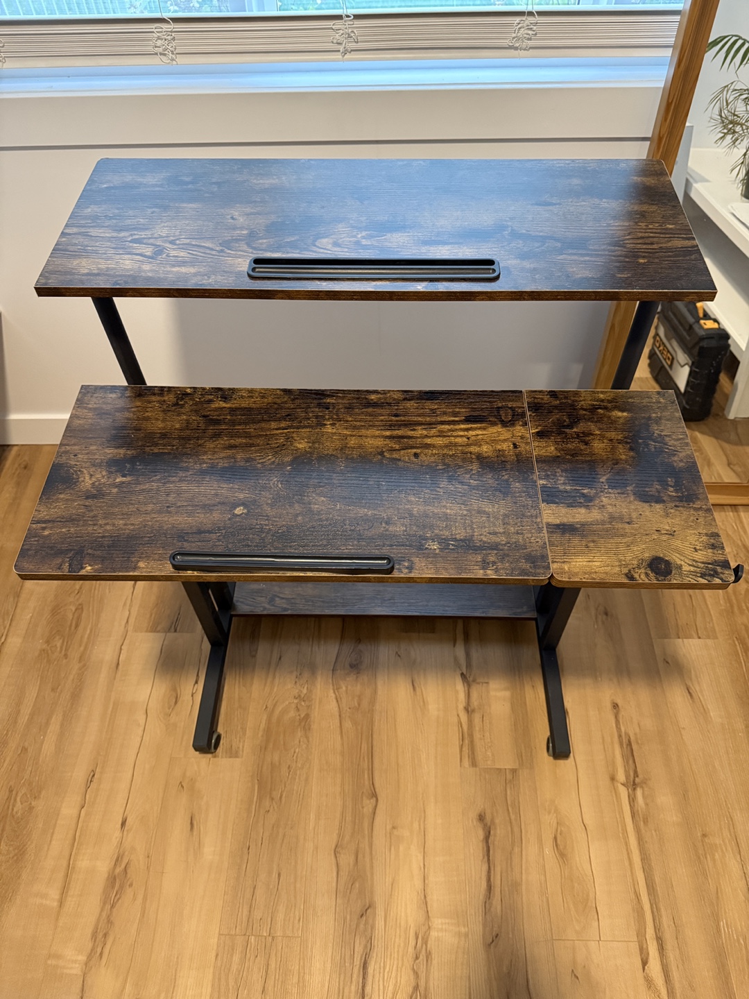 Adjustable Standing Desk with Two-Tier Design - photo 2