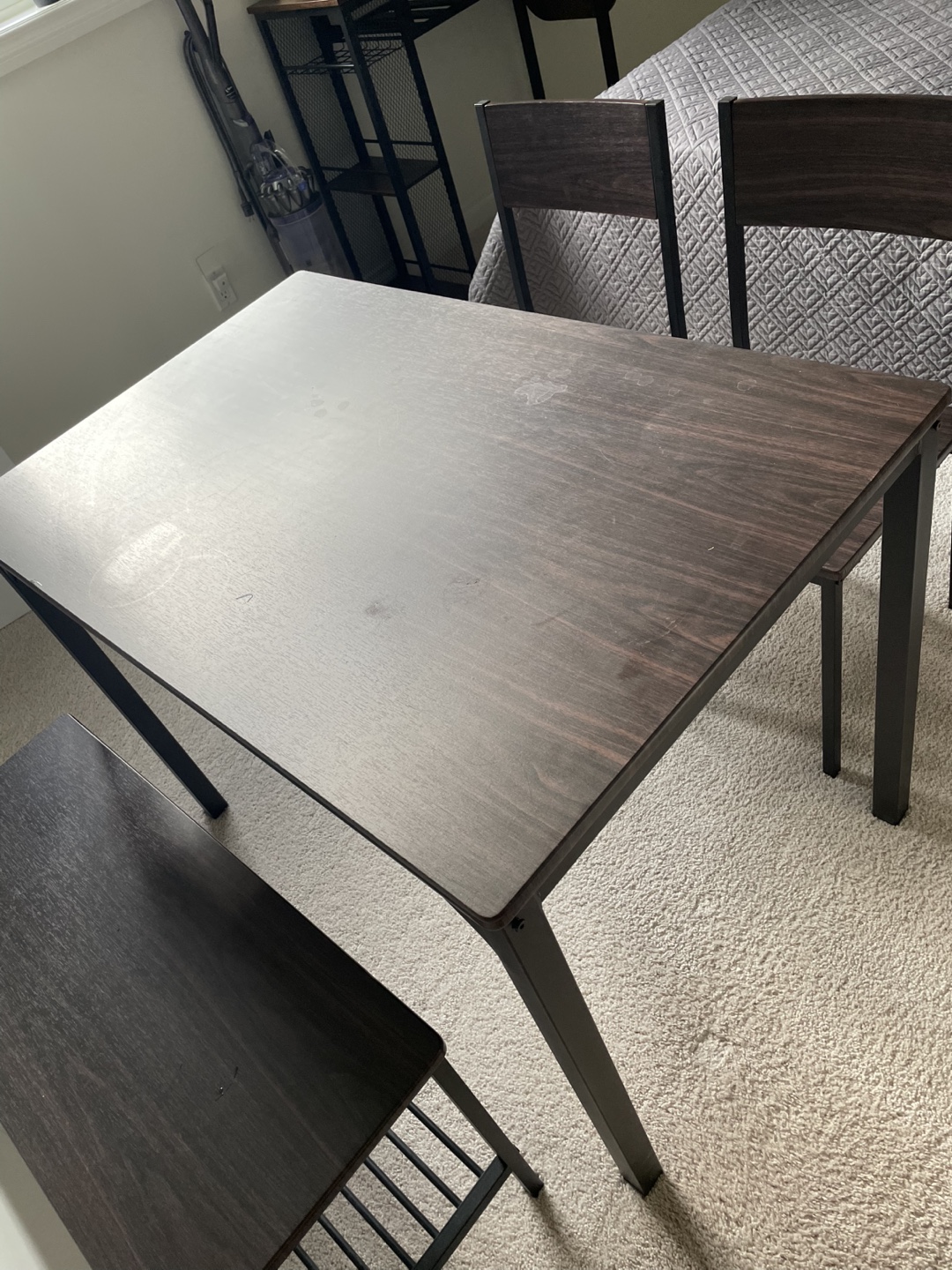 5-Piece Dining Set: Table, 2 Chairs, Bench - photo 5