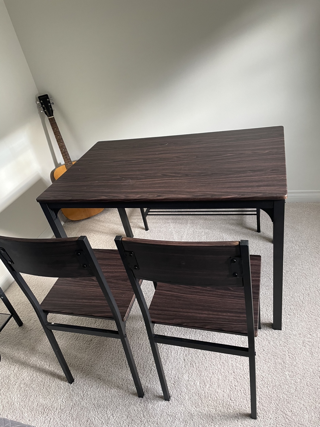 5-Piece Dining Set: Table, 2 Chairs, Bench - photo 2