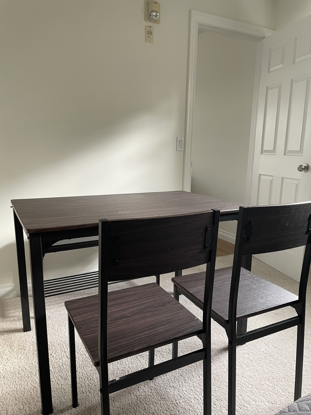5-Piece Dining Set: Table, 2 Chairs, Bench - photo 4