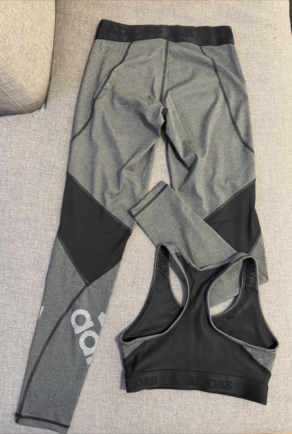 Adidas Women's Training Leggings and Sports Bra Set - photo 2
