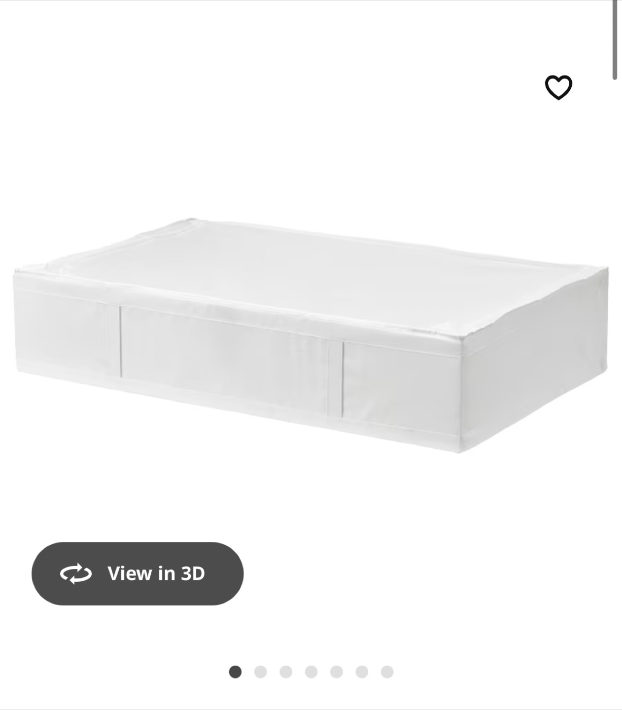 White Fabric Storage Boxes 5pcs - photo 3