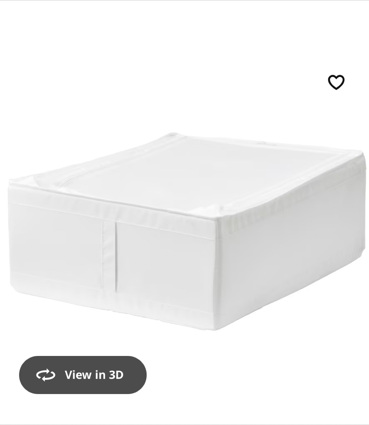 White Fabric Storage Boxes 5pcs - photo 2