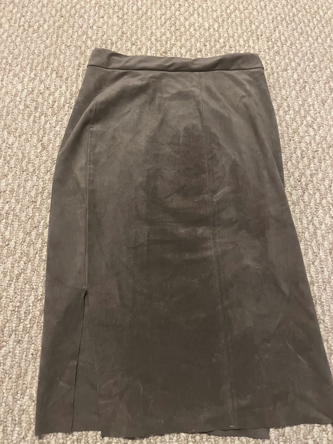Wilfred Free Suede Midi Skirt thumbnail