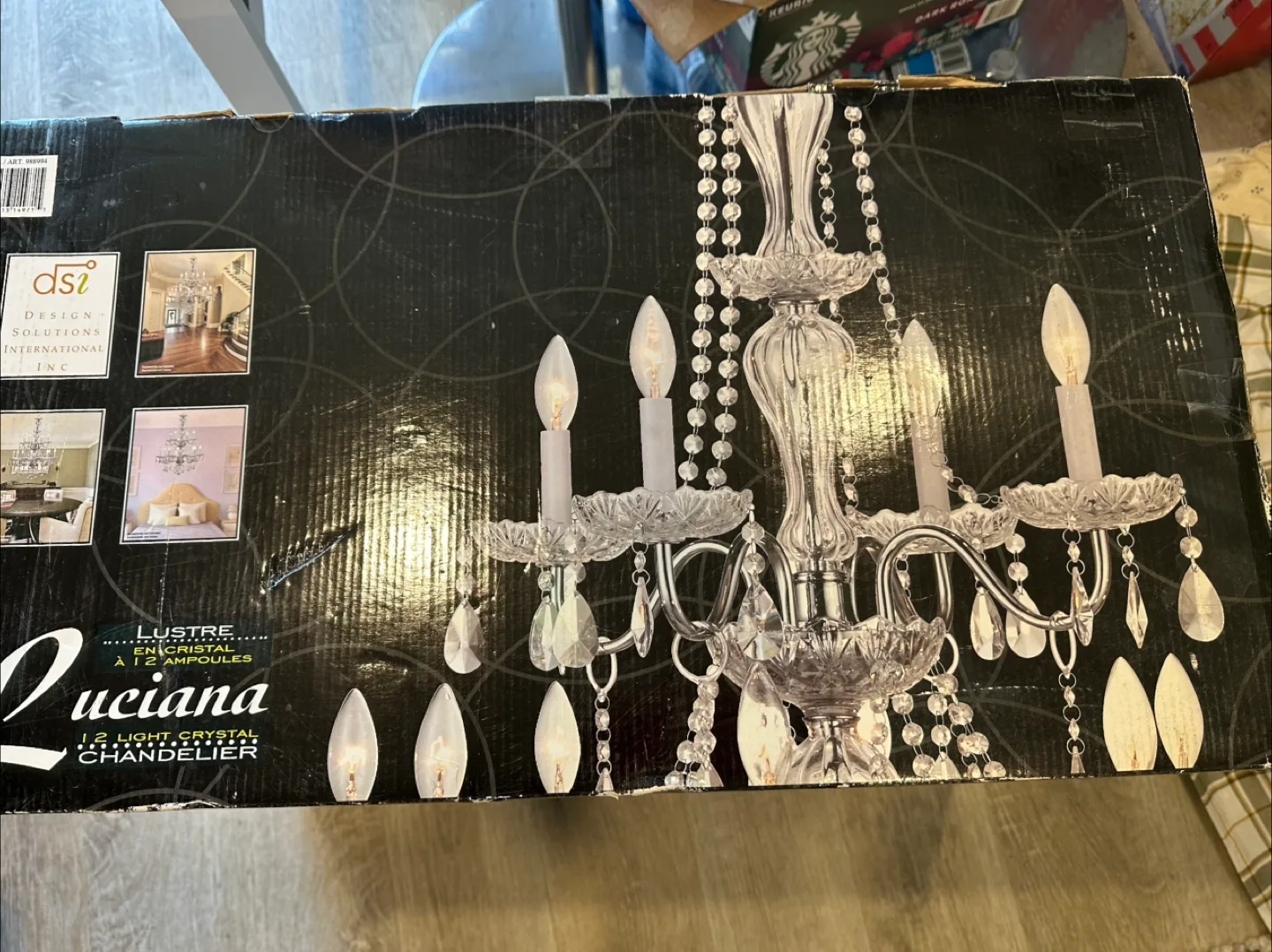 Luciana 12-Light Crystal Chandelier image indicator(2)